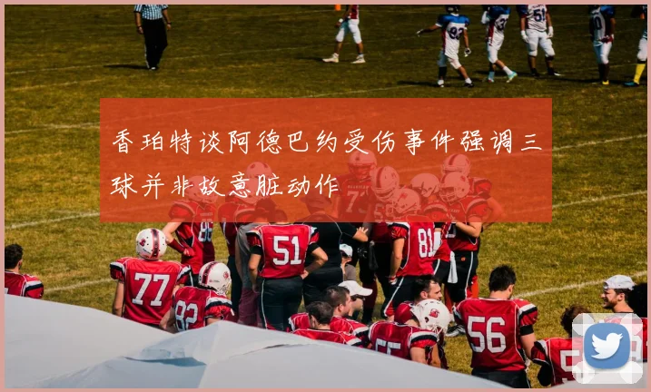 香珀特谈阿德巴约受伤事件强调三球并非故意脏动作